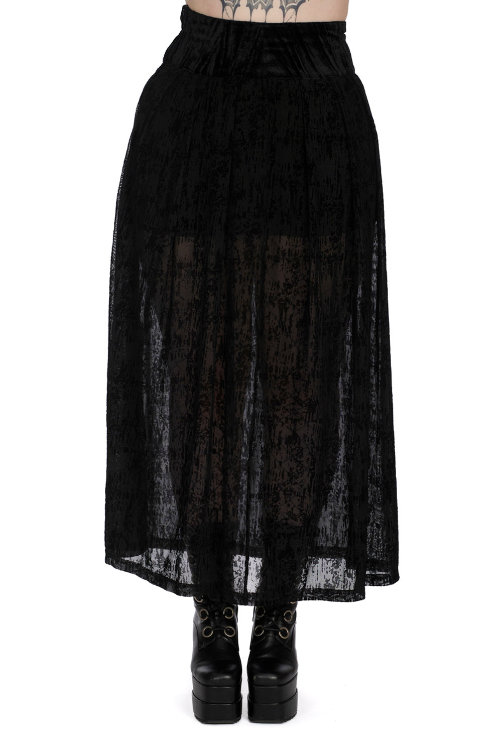 banned alternative Banned Alternative LATTICE SKIRT