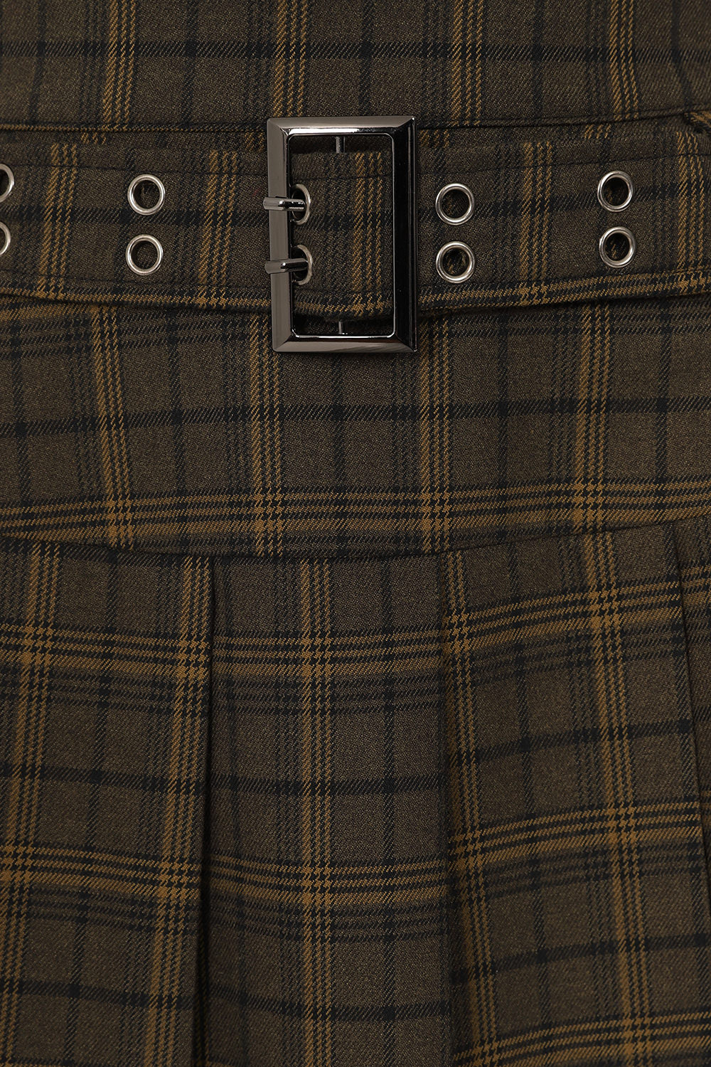 Banned Alternative Olive Just A Girl Mini Skirt