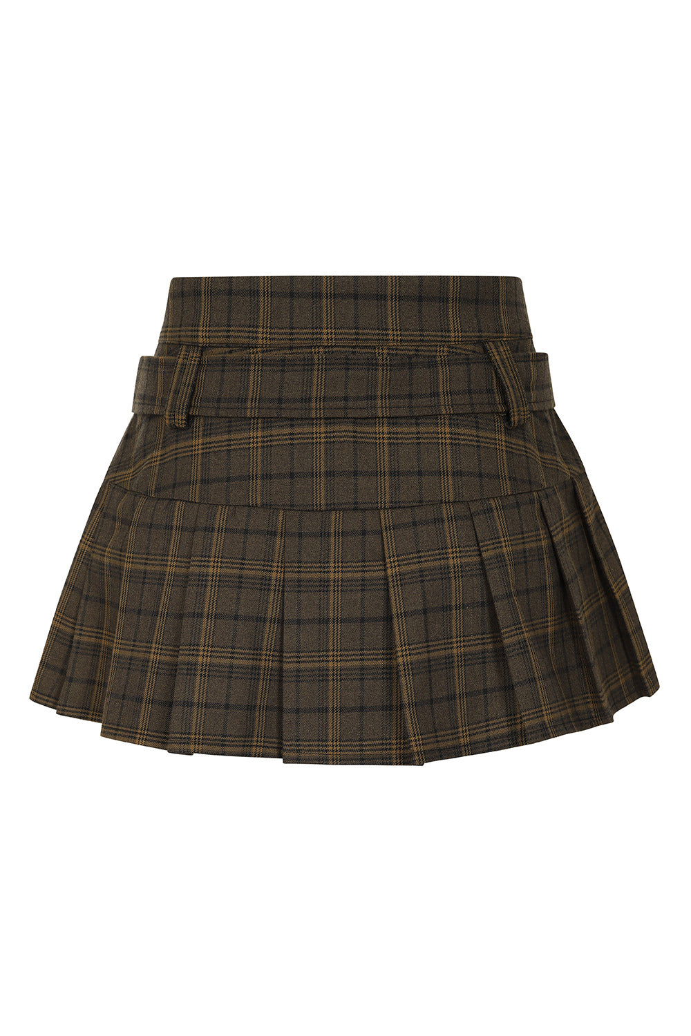 Banned Alternative Olive Just A Girl Mini Skirt