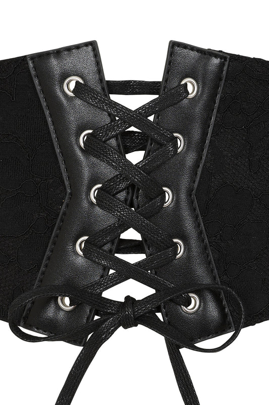 Banned Alternative HALLOW KEEPERS LACE BELT