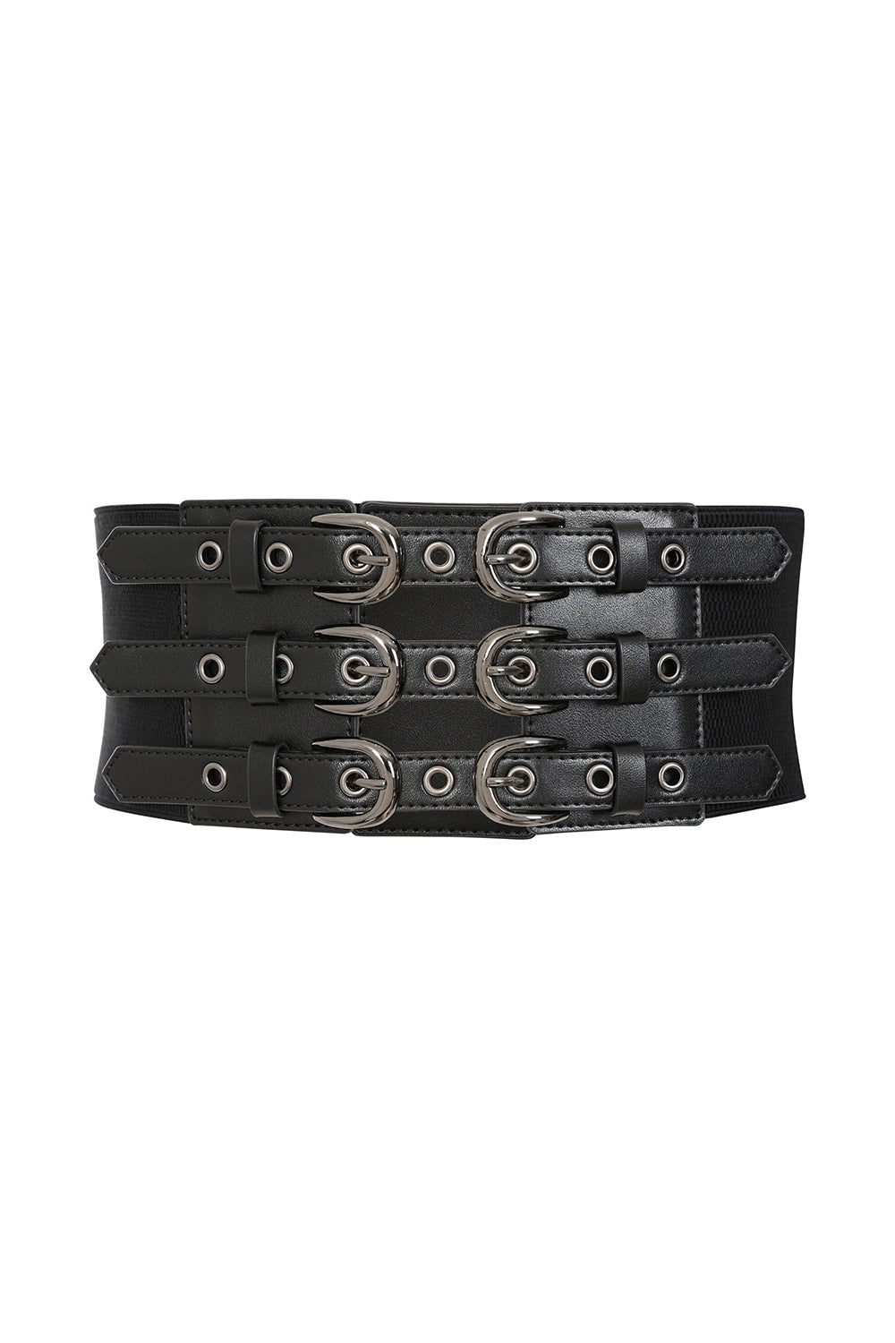 Banned Alternative Black Mourning Wrap Belt