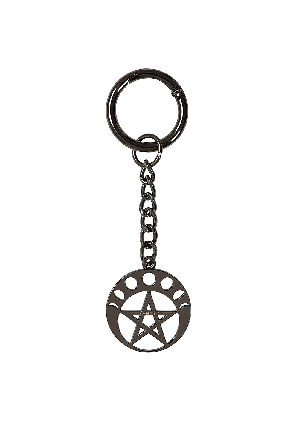 Banned Alternative ARCANE PENTAGRAM KEYCHAIN