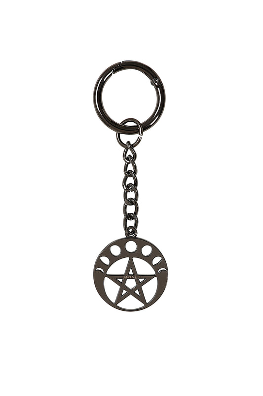 Banned Alternative ARCANE PENTAGRAM KEYCHAIN