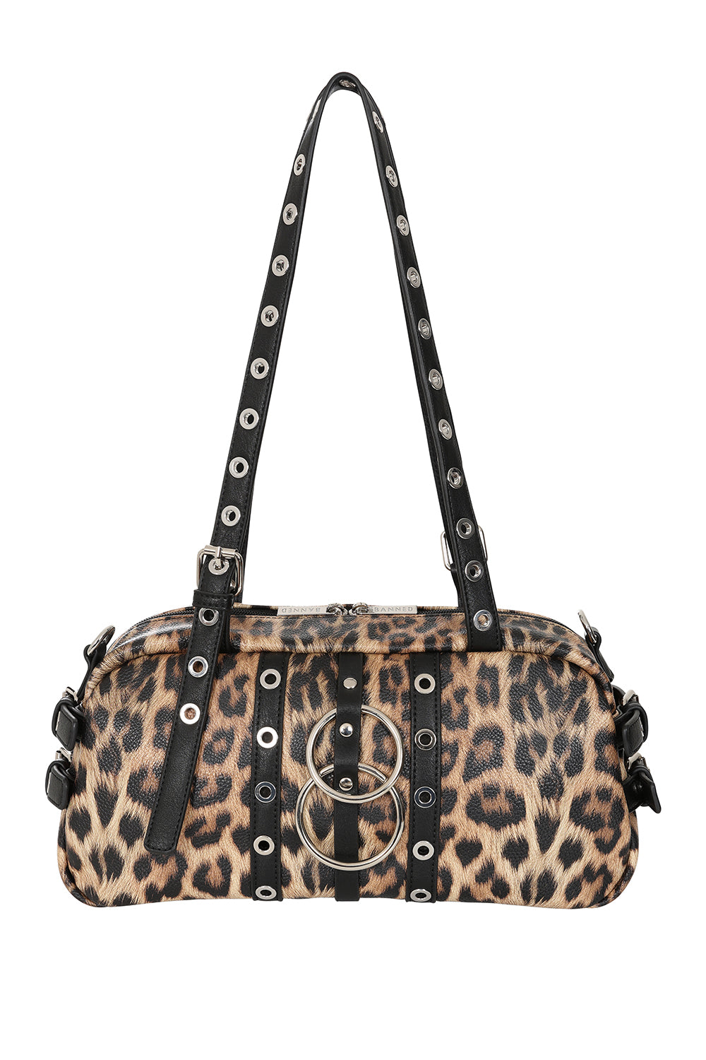 Banned Alternative Leopard Hexy Glam Handbag