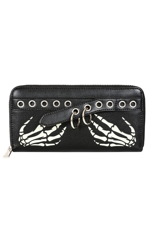 Banned Alternative Black Bonegrip Wallet