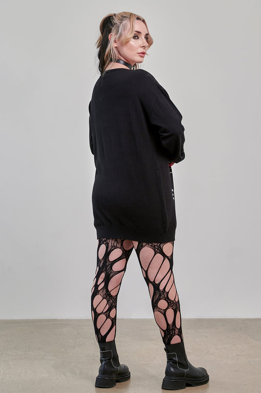 Banned Alternative Black Panic Purrfect Jumper