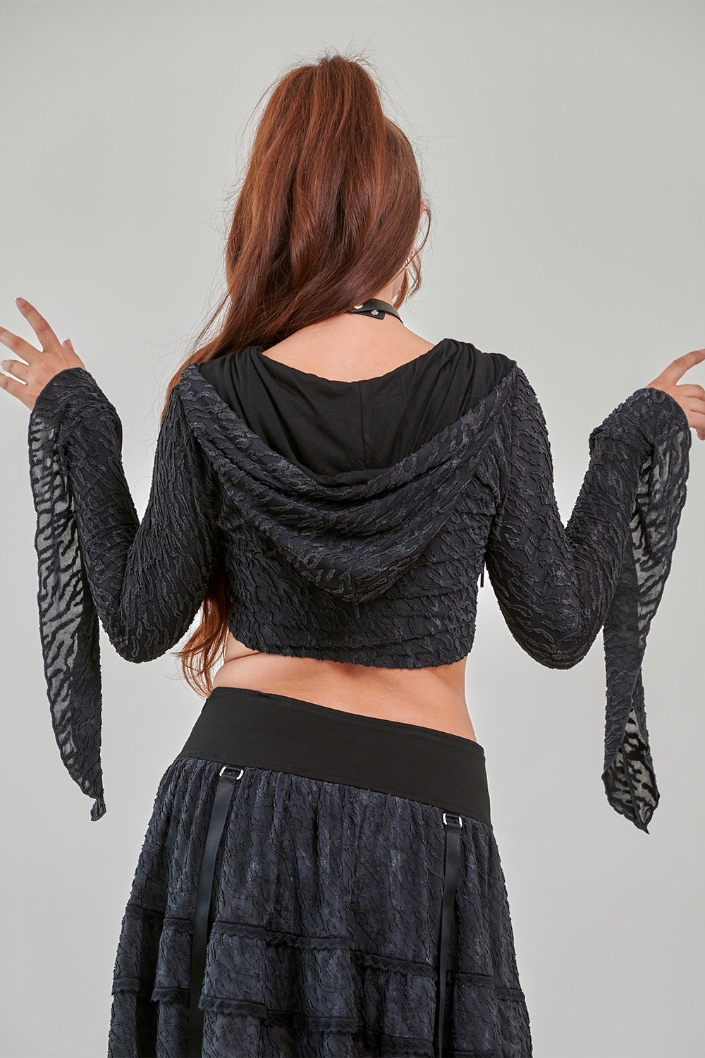 Banned Alternative Black Moonveil Mystic Hoodie