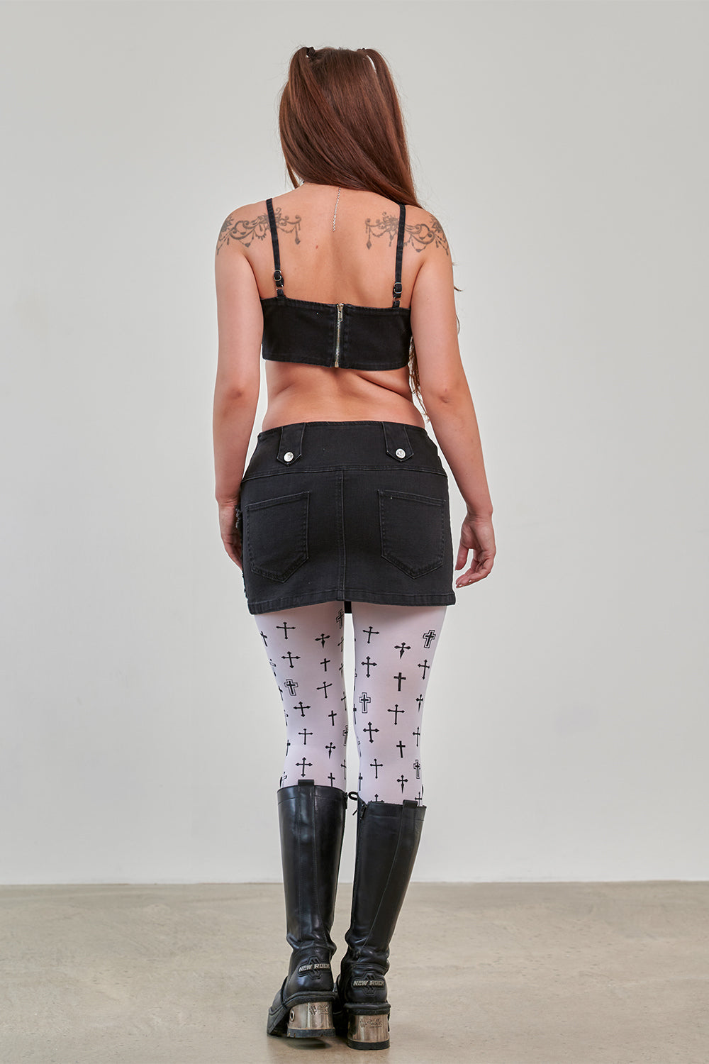 Banned Alternative Black Heartbreaker Skirt