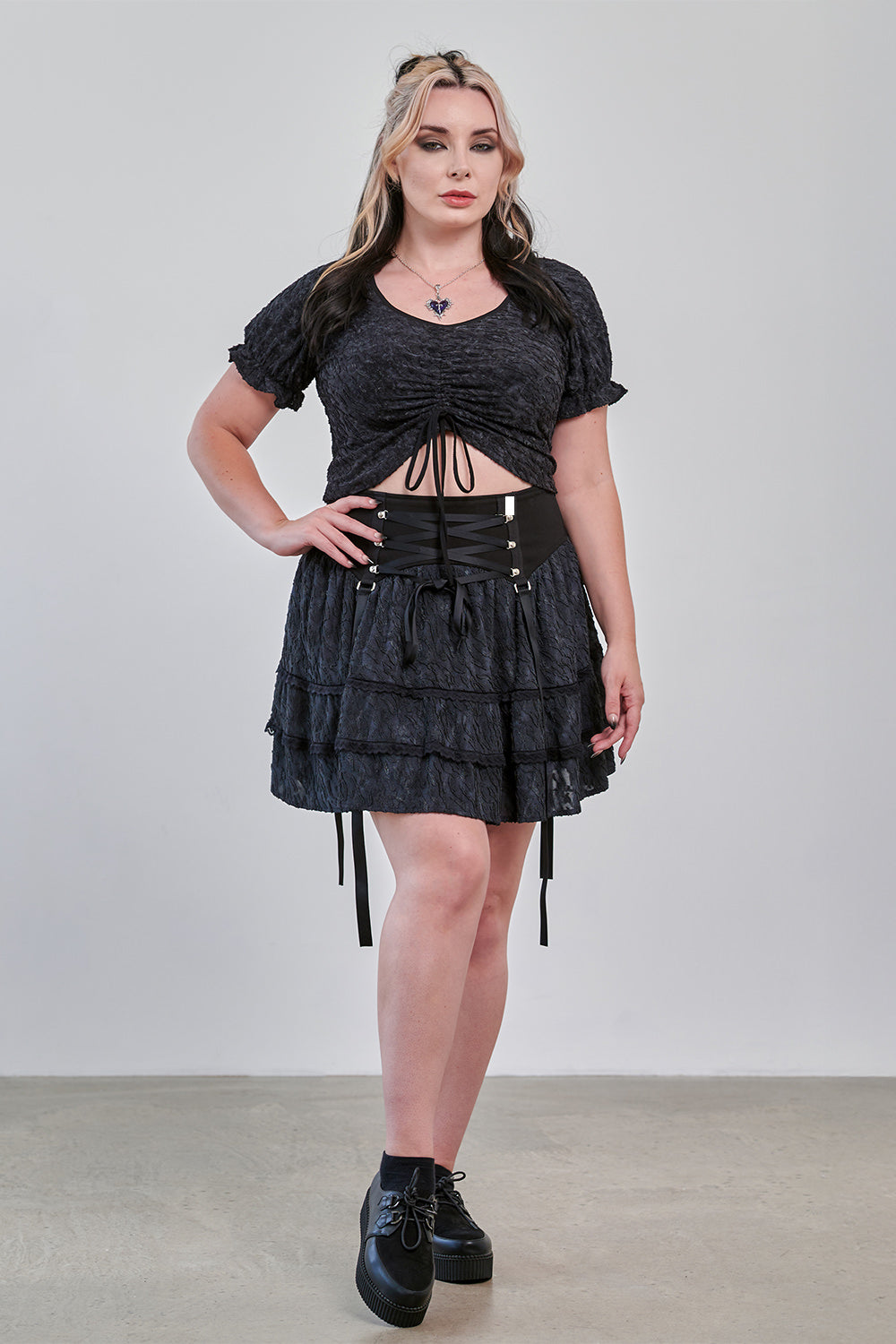 Banned Alternative Black Dark Fairy Top