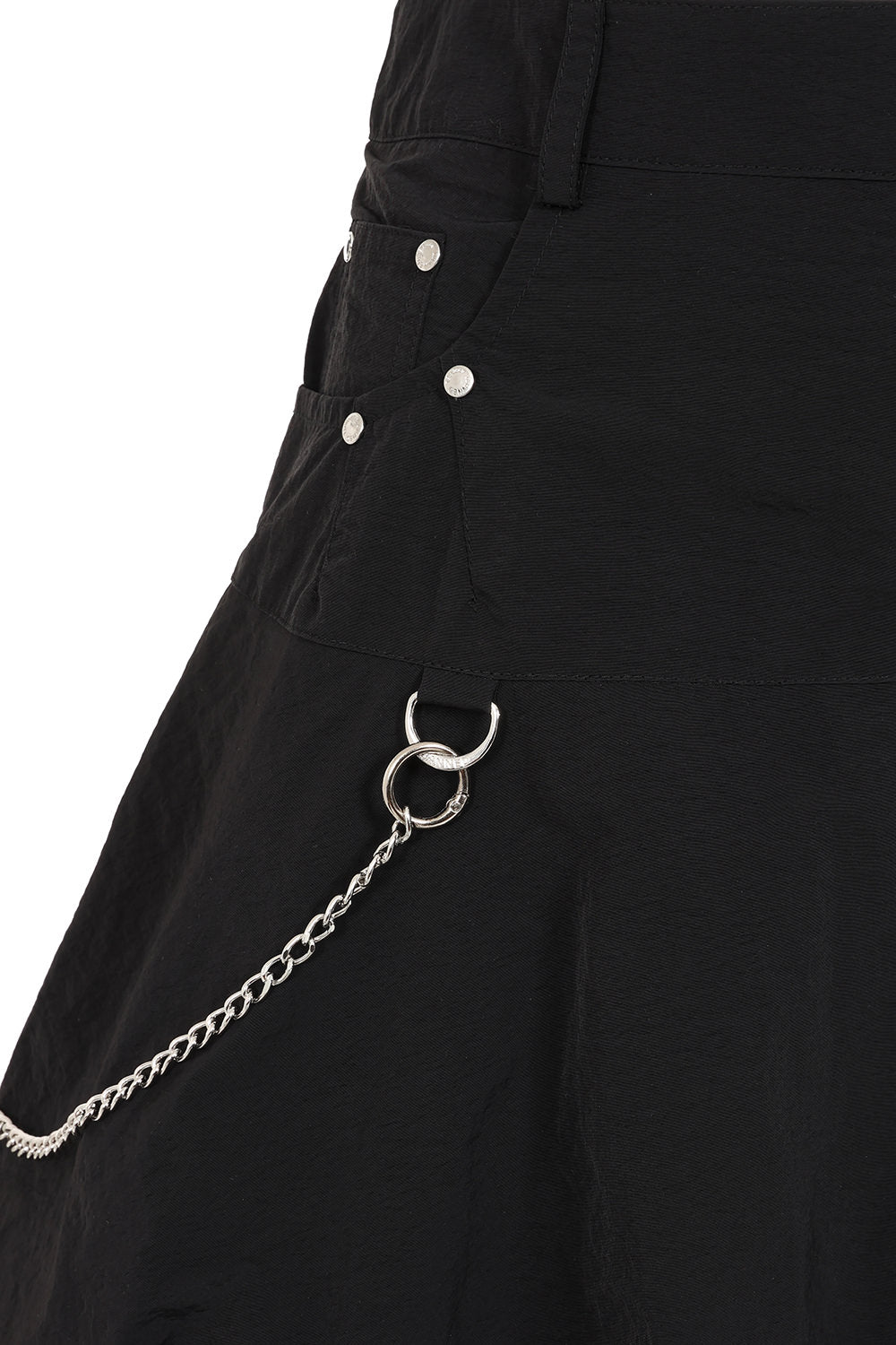 Banned Alternative Black Chains And Chaos Skirt