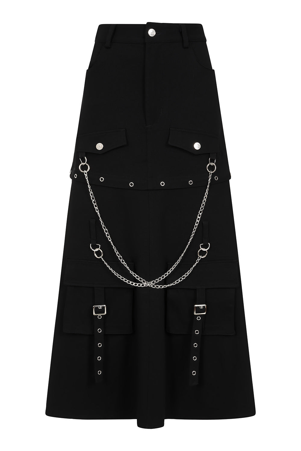 Banned Alternative Black Street Anarchy Skirt