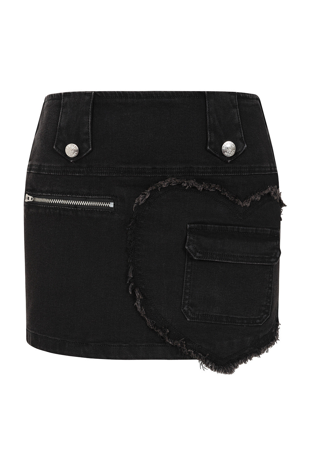 Banned Alternative Black Heartbreaker Skirt