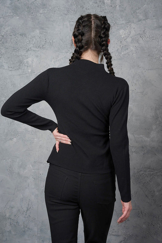 Banned Alternative Black Drip Line Cardigan