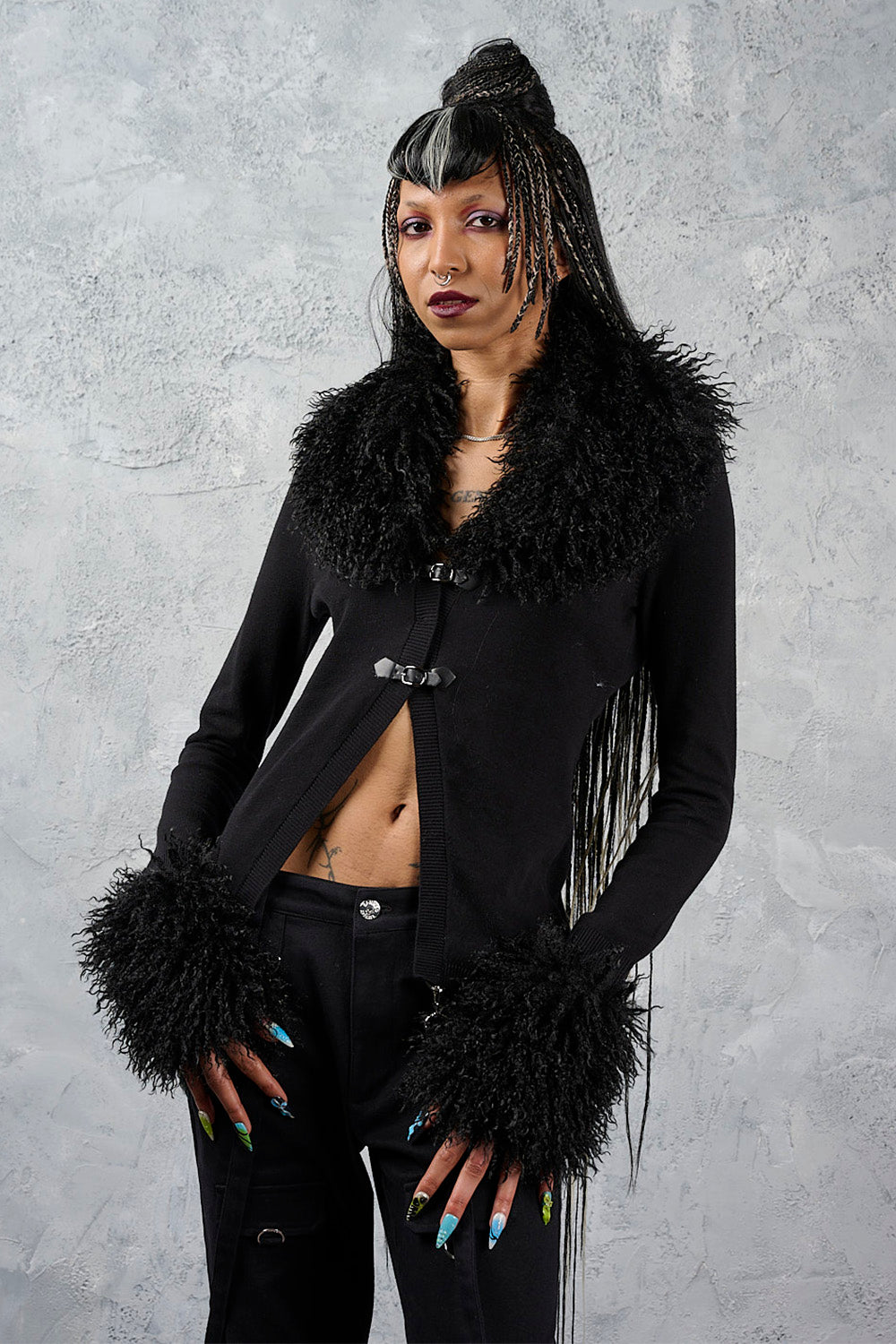Banned Alternative Black Wicked Rose Cardigan