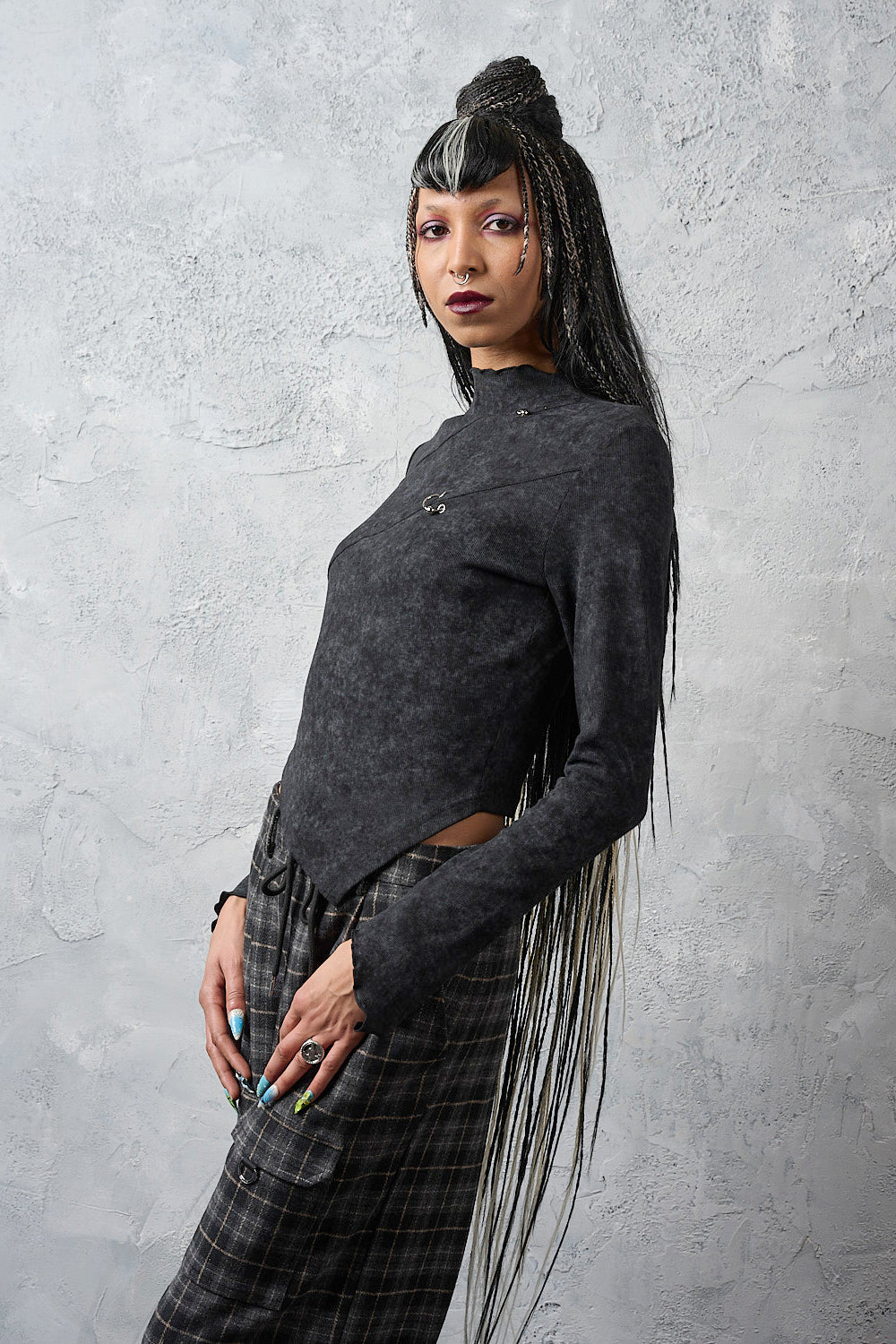 Banned Alternative Black Pierce Protocol Top