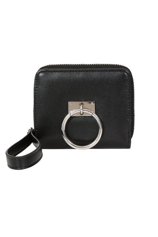 Banned Alternative Black Coffin Ring Wallet