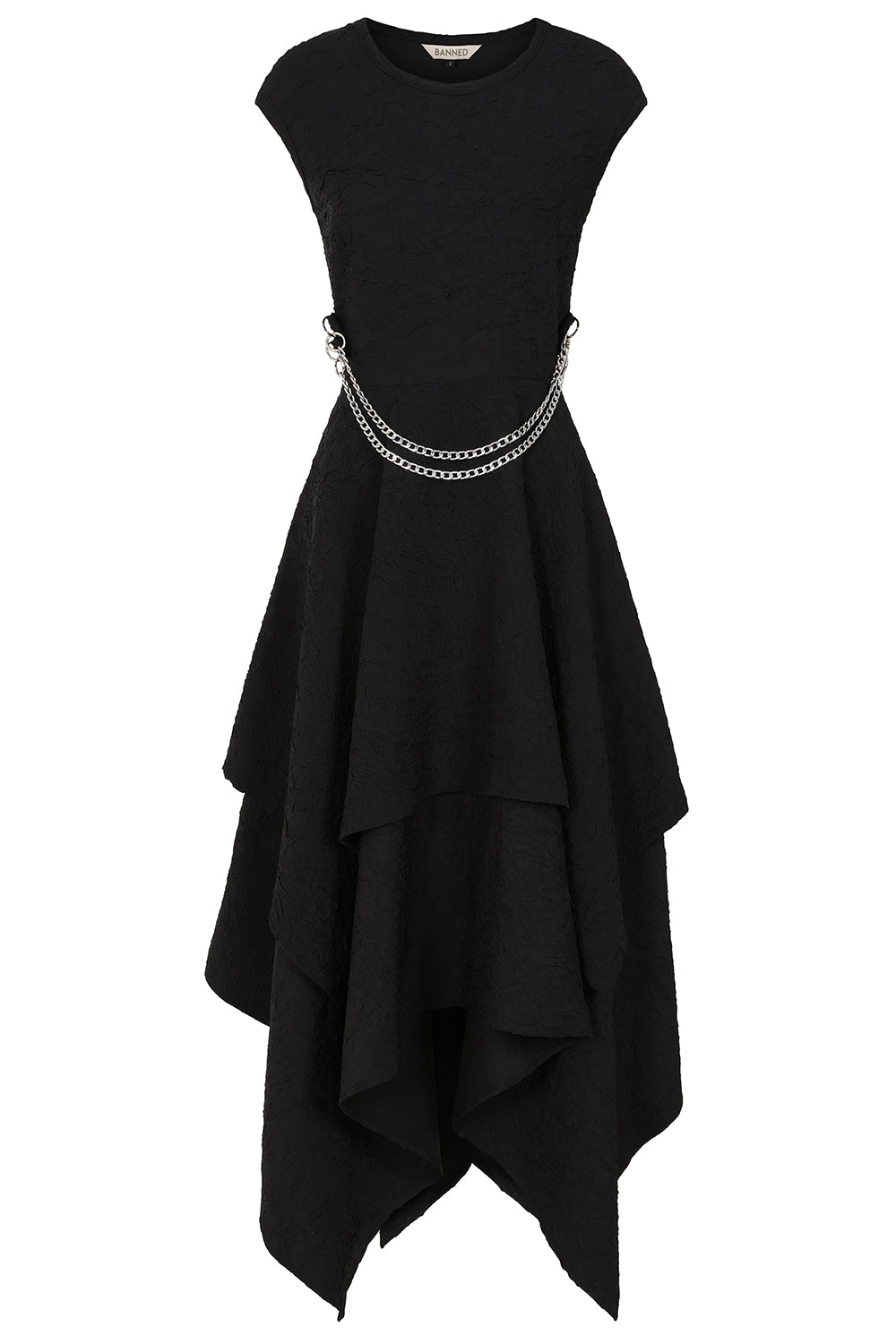 Banned Alternative Black Hexed Isadora Dress