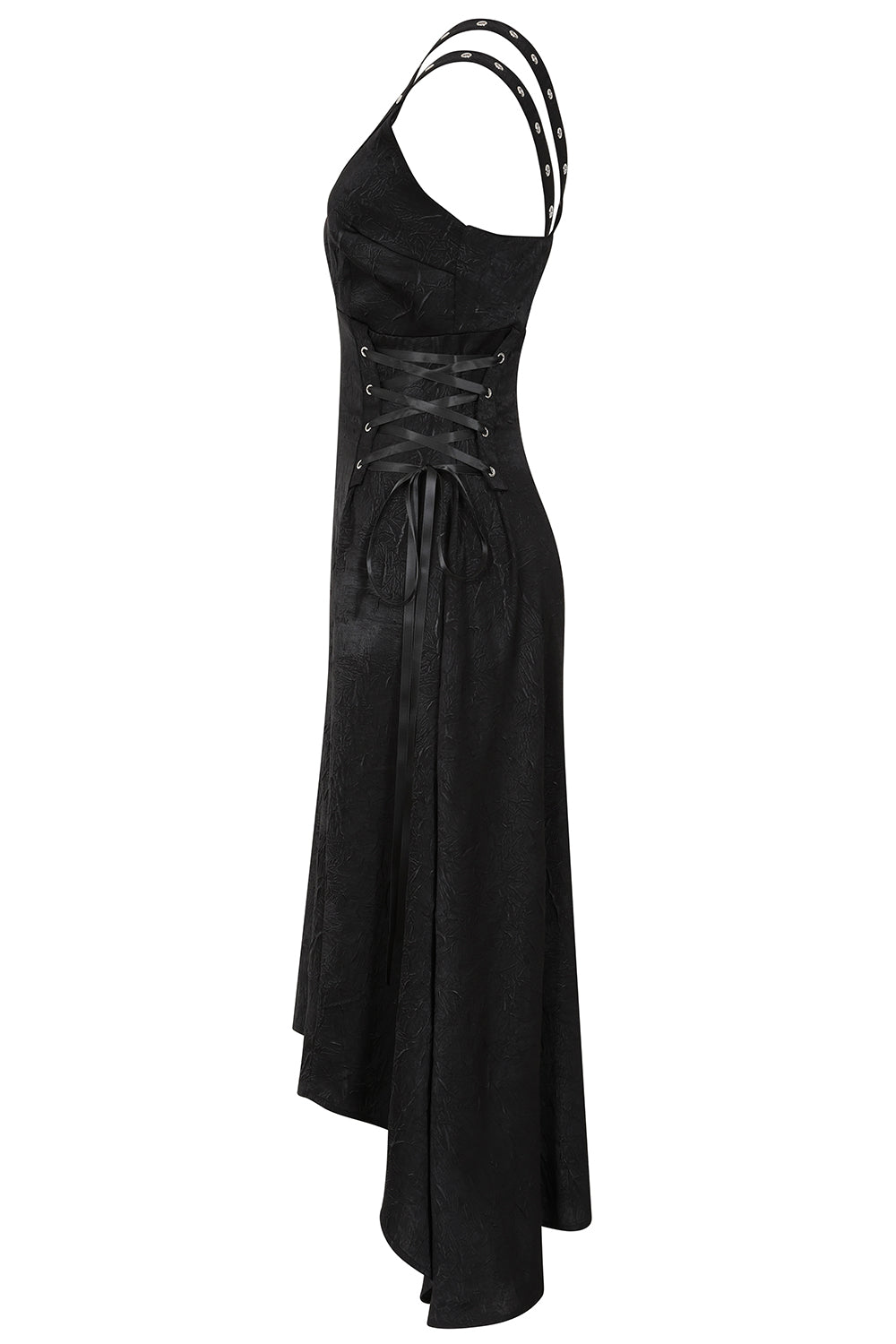 Banned Alternative Black Lunar Veil Dress