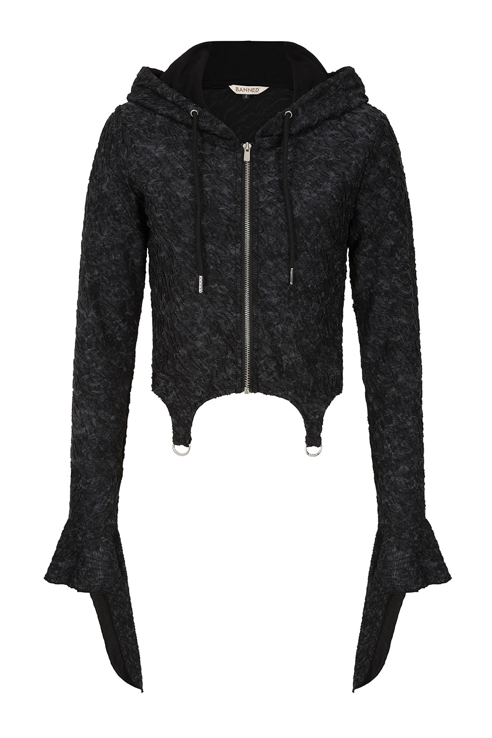 Banned Alternative Black Moonveil Mystic Hoodie