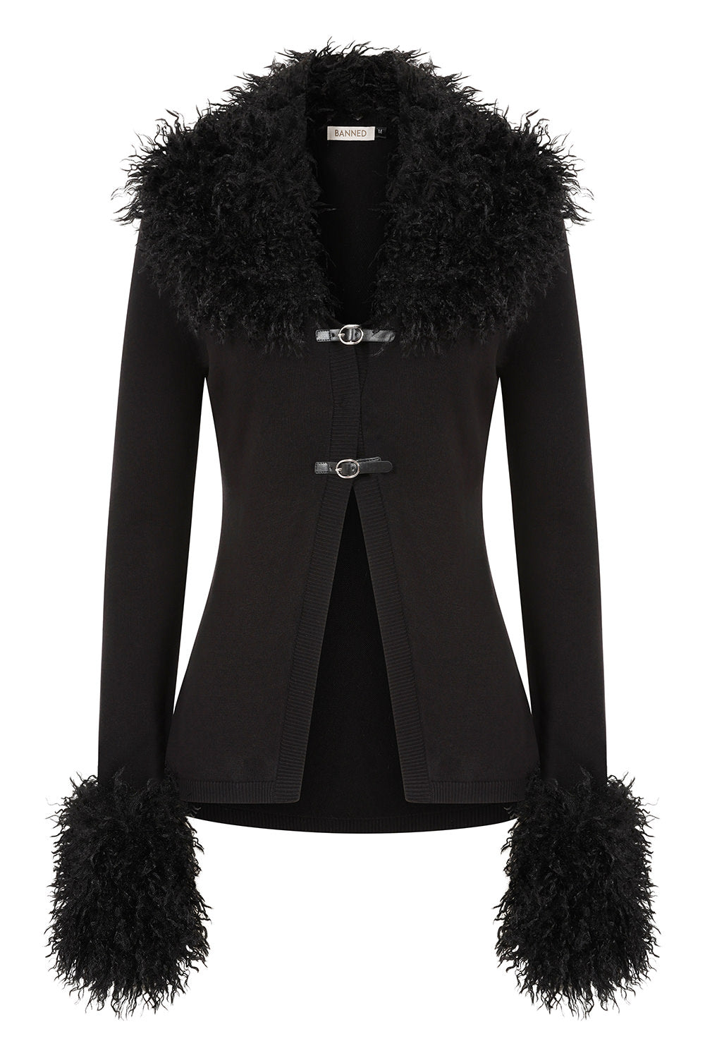 Banned Alternative Black Wicked Rose Cardigan