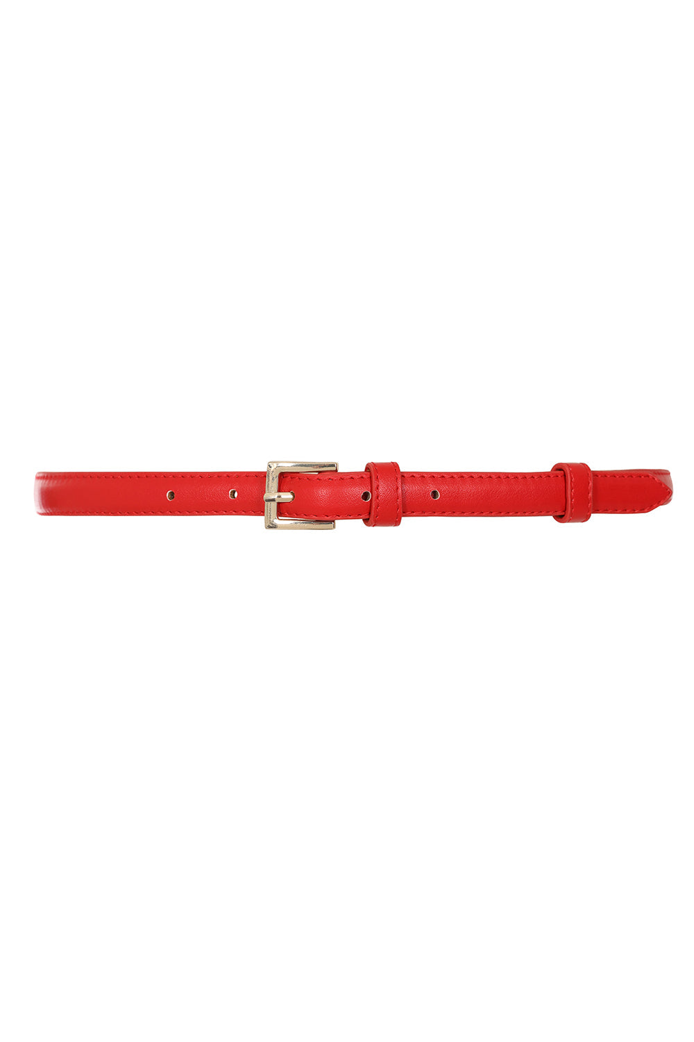 BANNED Kate Belt Classic Retro Slim Belt with Buckle Closure