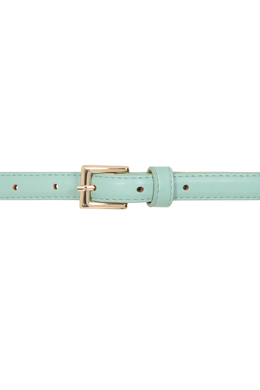 BANNED Kate Belt Classic Retro Slim Belt with Buckle Closure