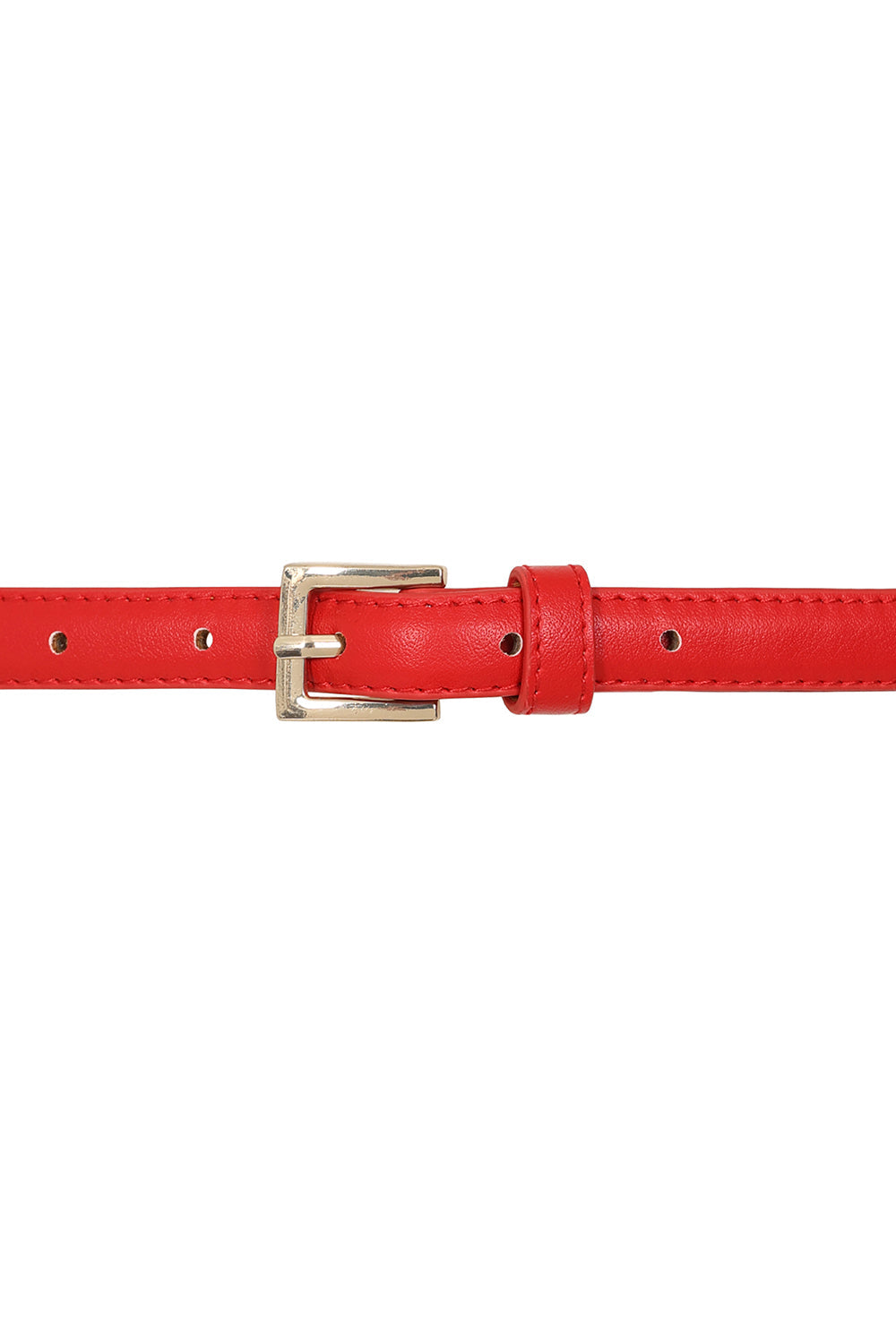 BANNED Kate Belt Classic Retro Slim Belt with Buckle Closure