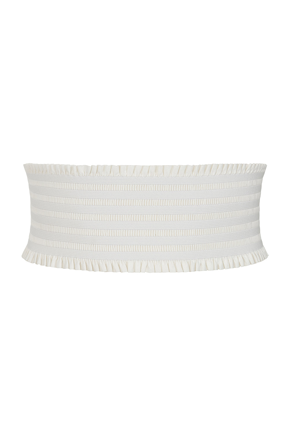 BANNED Shady Gal Elastic Belt   Wide Elasticated Belt with Frill Edge Detailing