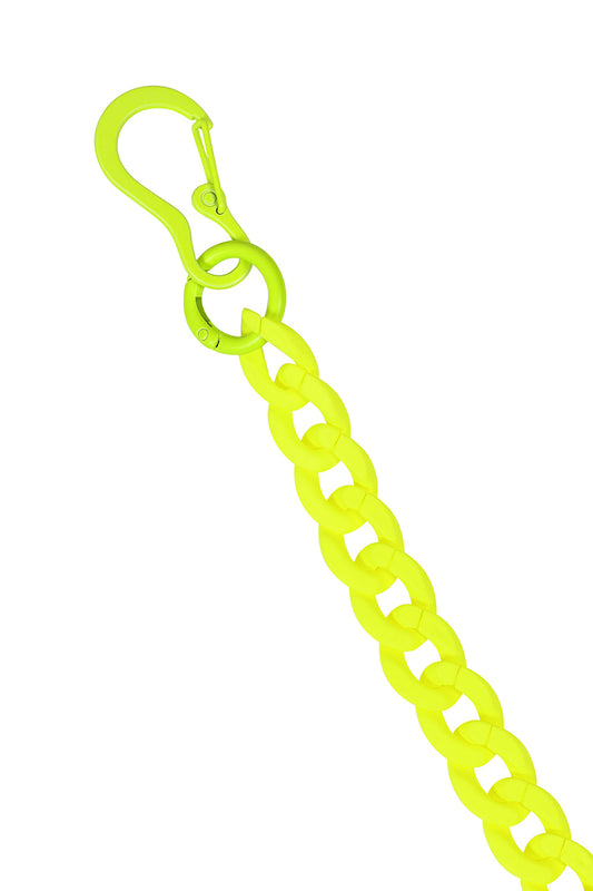 BANNED Glowbone Trouser Chain   Neon Chain Accessory for Gothic and Alternative Styles