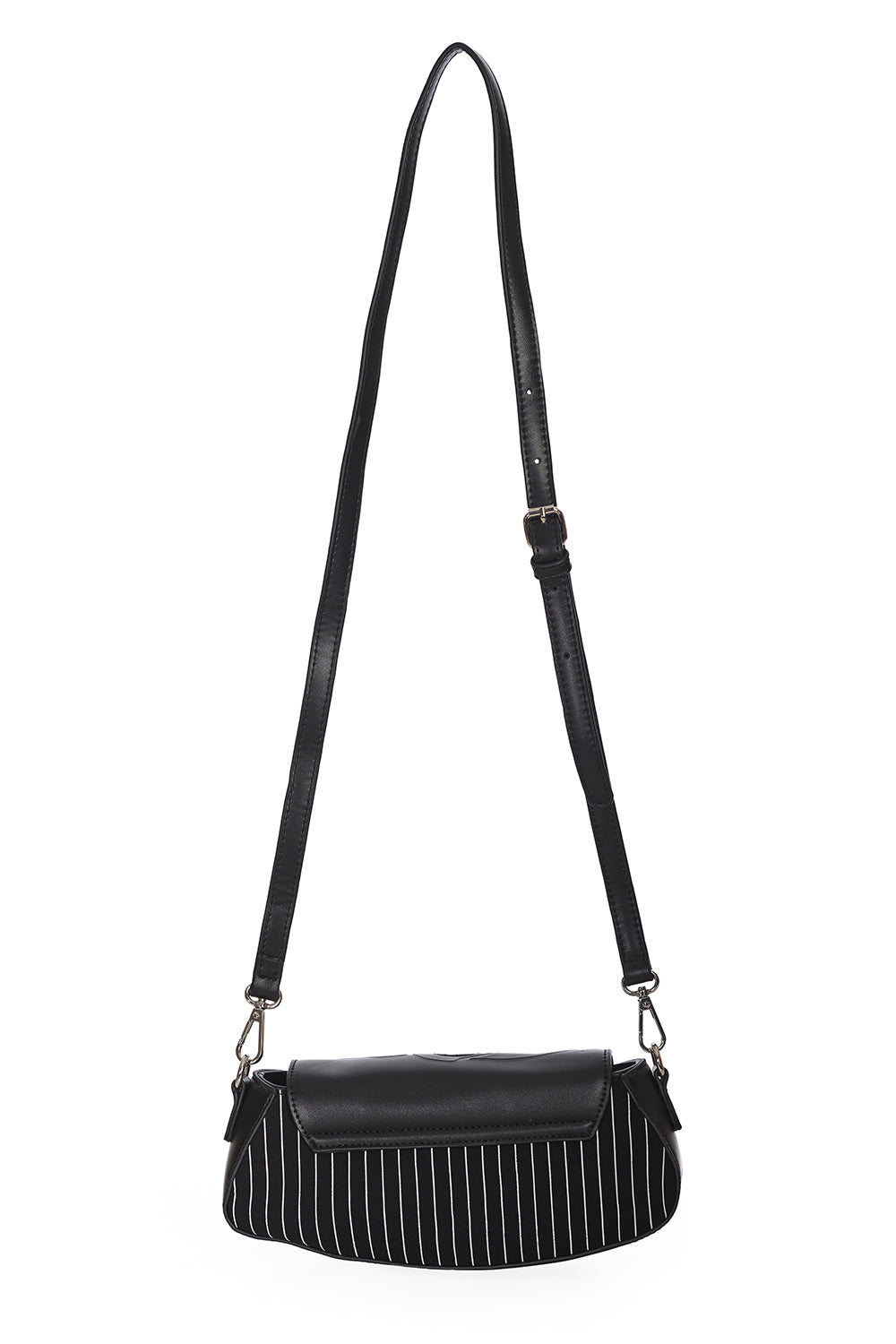 Banned Alternative BLACK CORE PINSTRIPE SHOULDER BAG