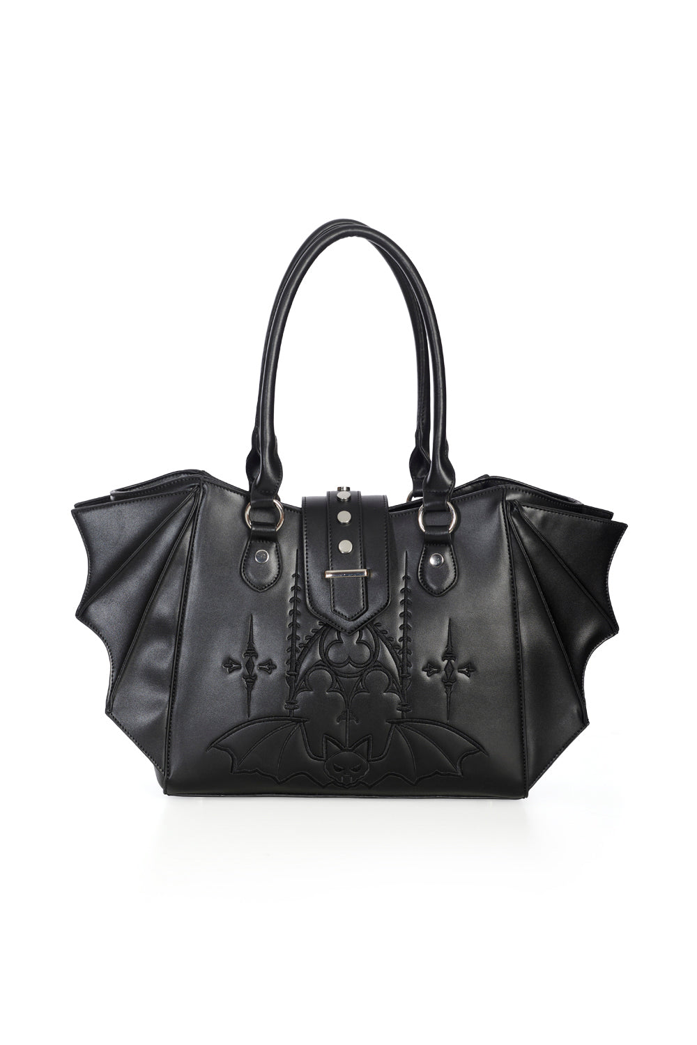 banned alternative Banned Alternative GOTHIC BAT TOTE BAG
