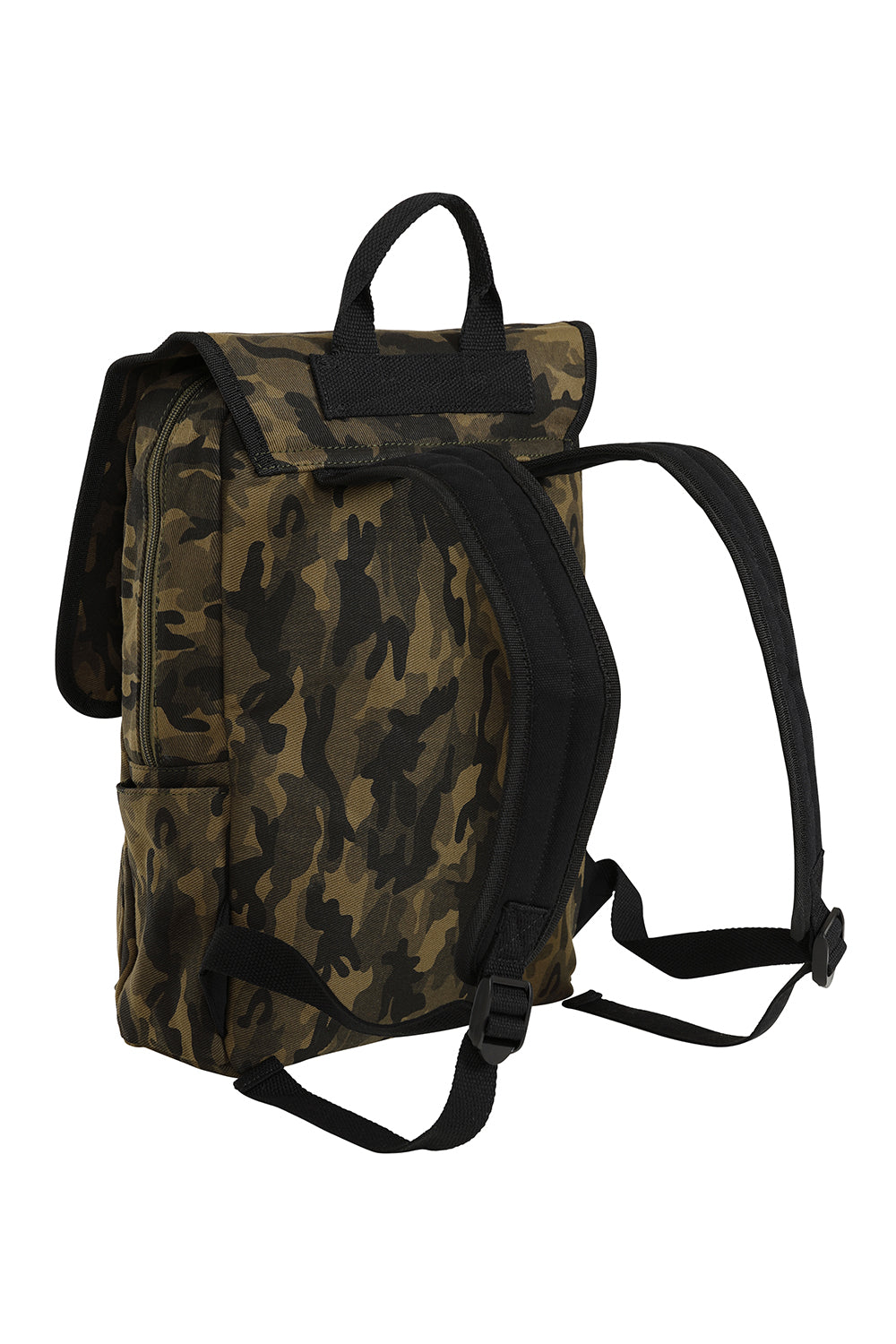 BANNED Darkest Love Skeleton Heart Backpack | Camo Gothic School Bag