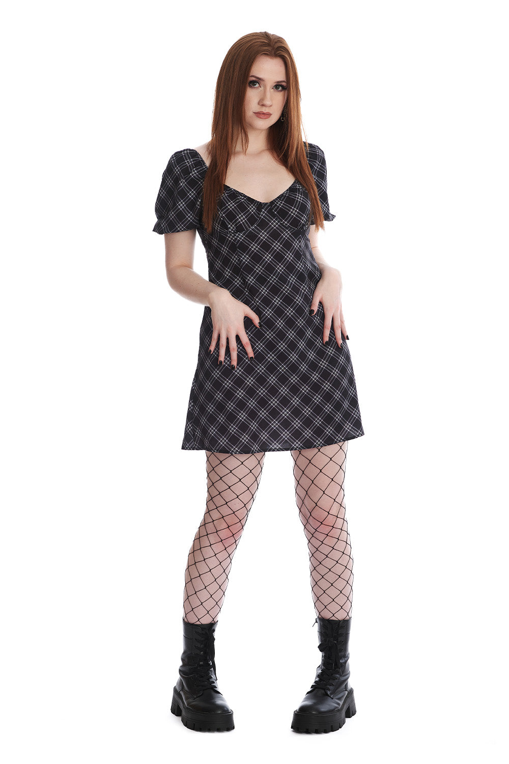 Banned Alternative JULIET PLAID DRESS