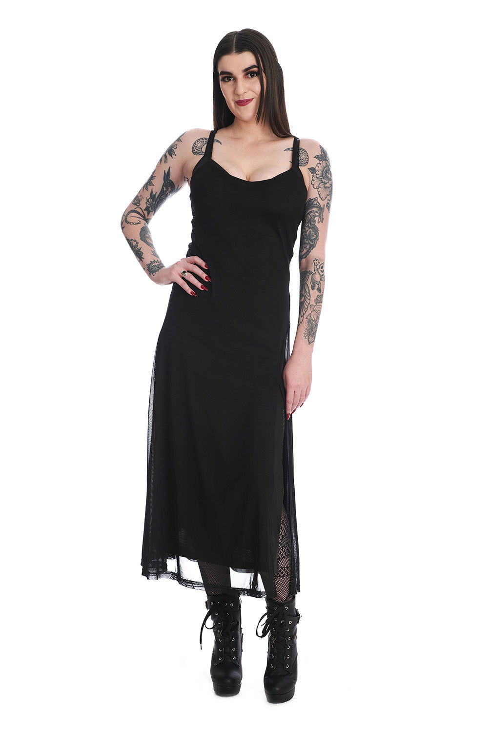banned alternative Banned Alternative ARAXIEL MESH DRESS