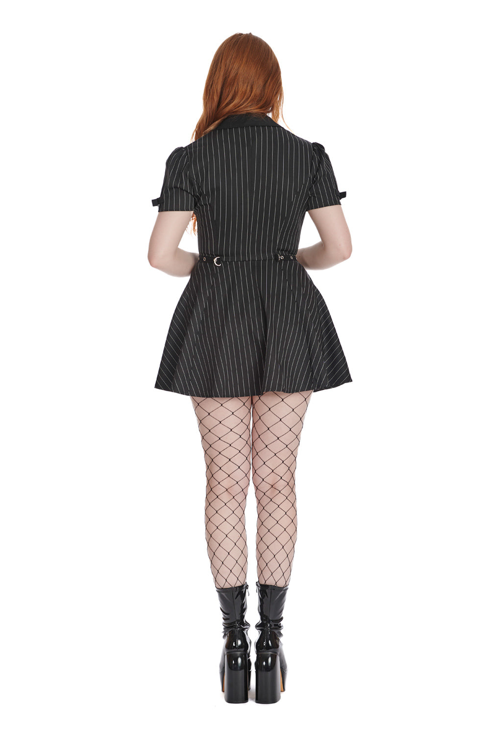 Banned Alternative BLACK CORE BUTTON UP DRESS