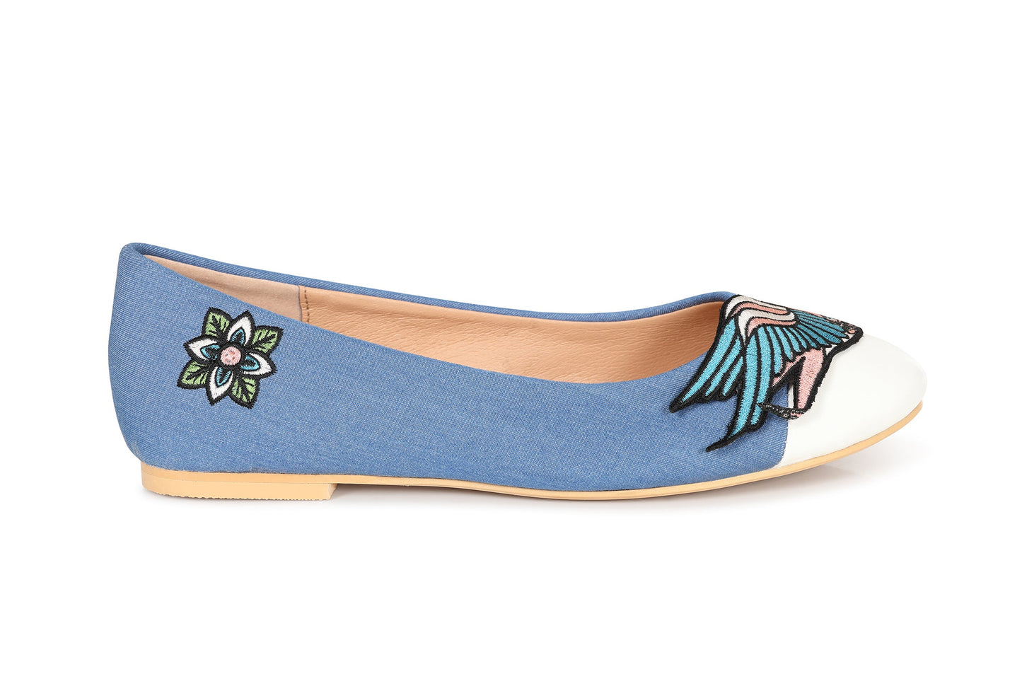 Banned Alternative THE MARILOU SWALLOW BALLERINA FLAT