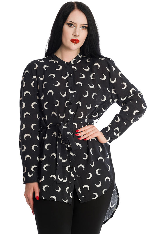 Banned Alternative THOUSAND MOONS SHIRT DRESS