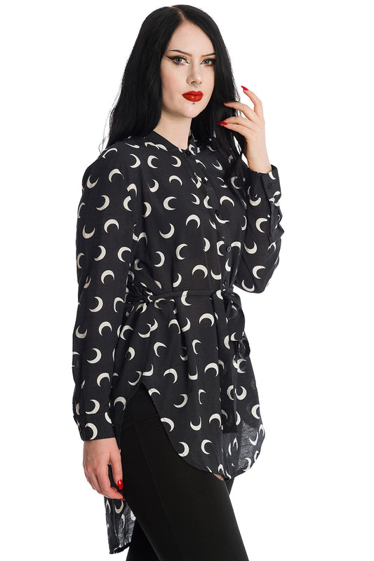 Banned Alternative THOUSAND MOONS SHIRT DRESS