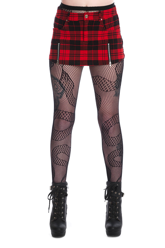 Banned Alternative ROCHELLE CHECK MINI SKIRT