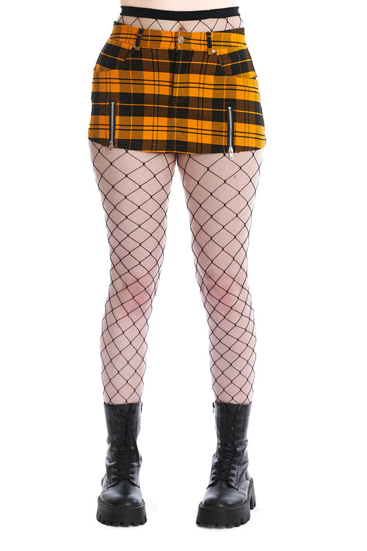 Banned Alternative ROCHELLE CHECK MINI SKIRT