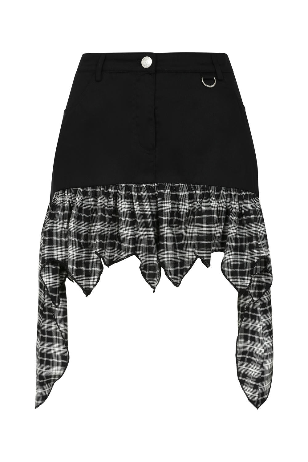 Banned Alternative Nyx Ruffle Asymmetrical Skirt Punk Grunge Alternative Style