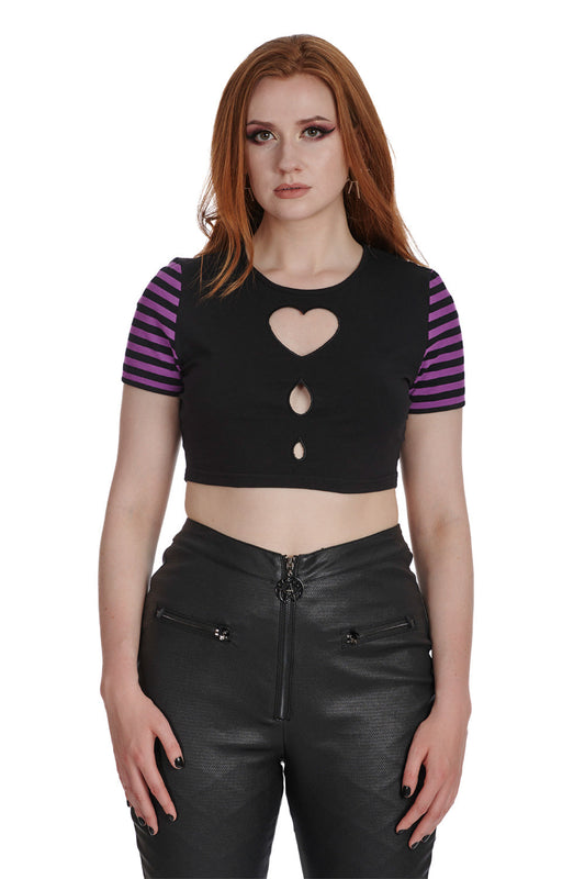 Banned Alternative AIKO CUT OUT TOP