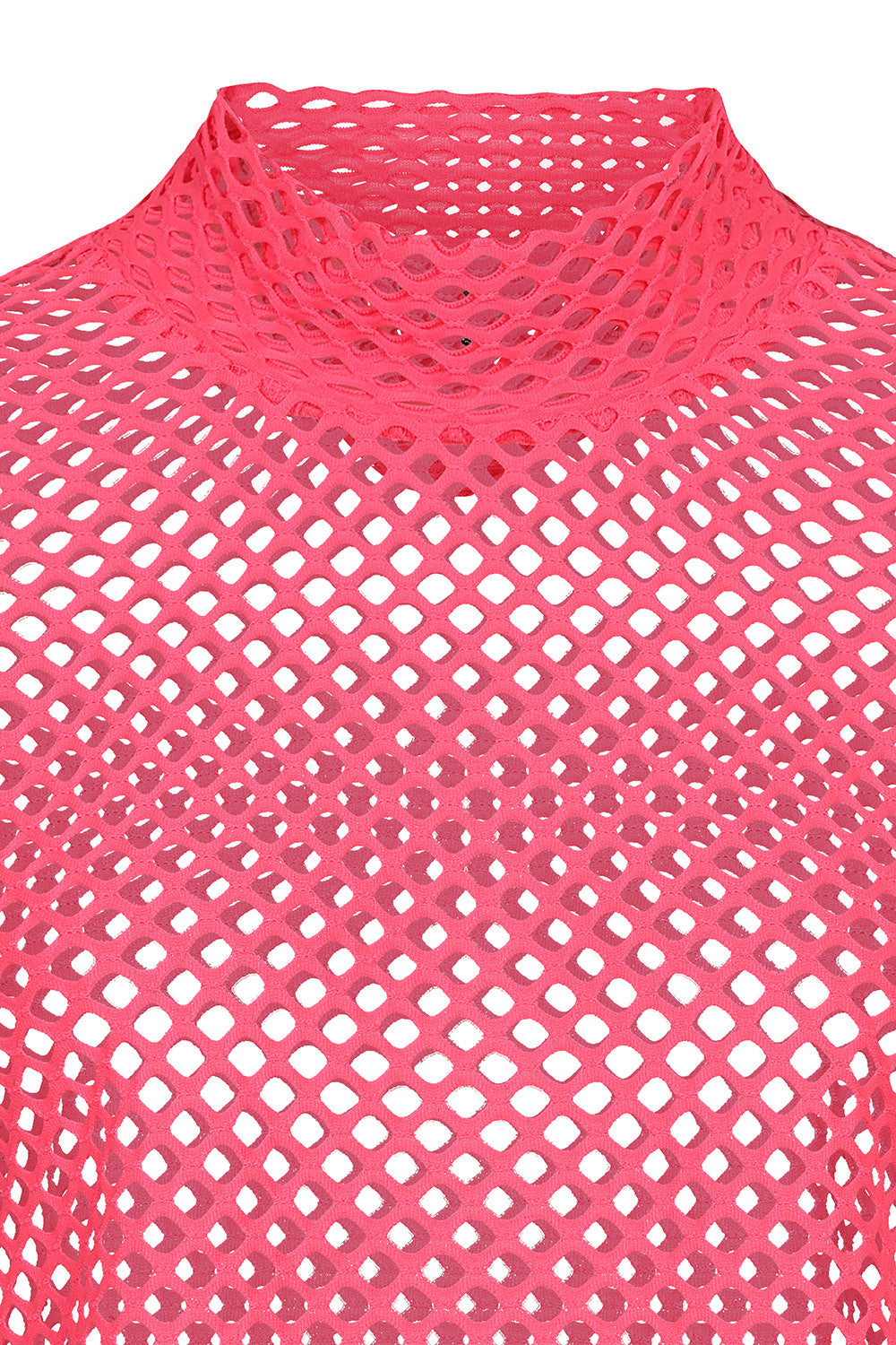 Banned Alternative Diya fishnet crop top with short sleeves