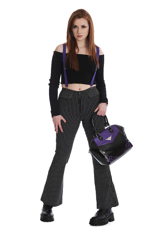 Banned Alternative RENATA PNSTRIPE TROUSERS
