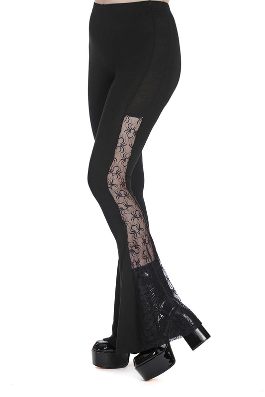 Banned Alternative DECAY GLAM LACE TROUSERS
