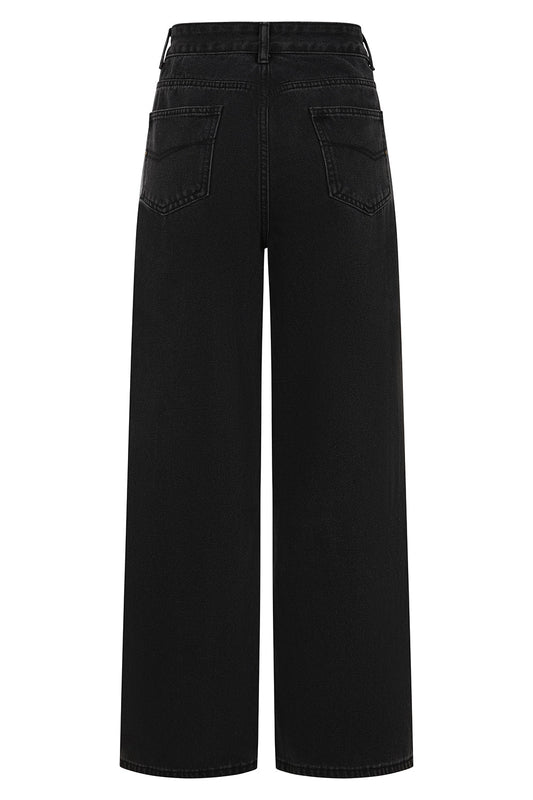 Banned Alternative Chione trousers with wide leg cut