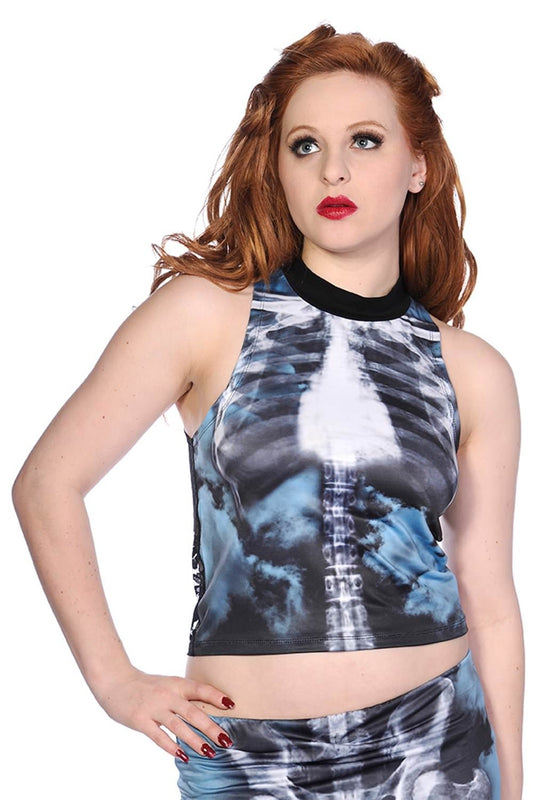 Banned Alternative Ribcage Vest Shirt