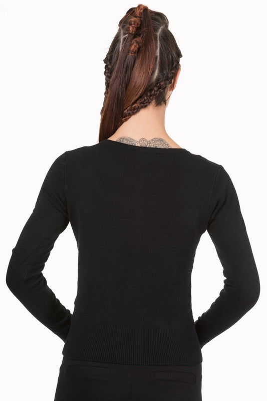 Banned Alternative Sugar Skull Rockabilly Cardigan