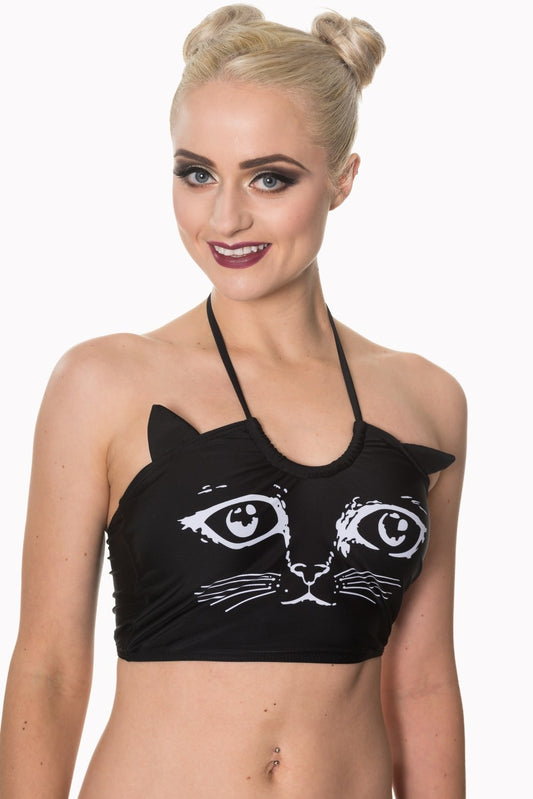 Banned Alternative Night Whispers Bikini Top