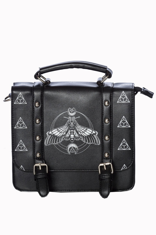 Banned Alternative Moth Small Satchel Handbag